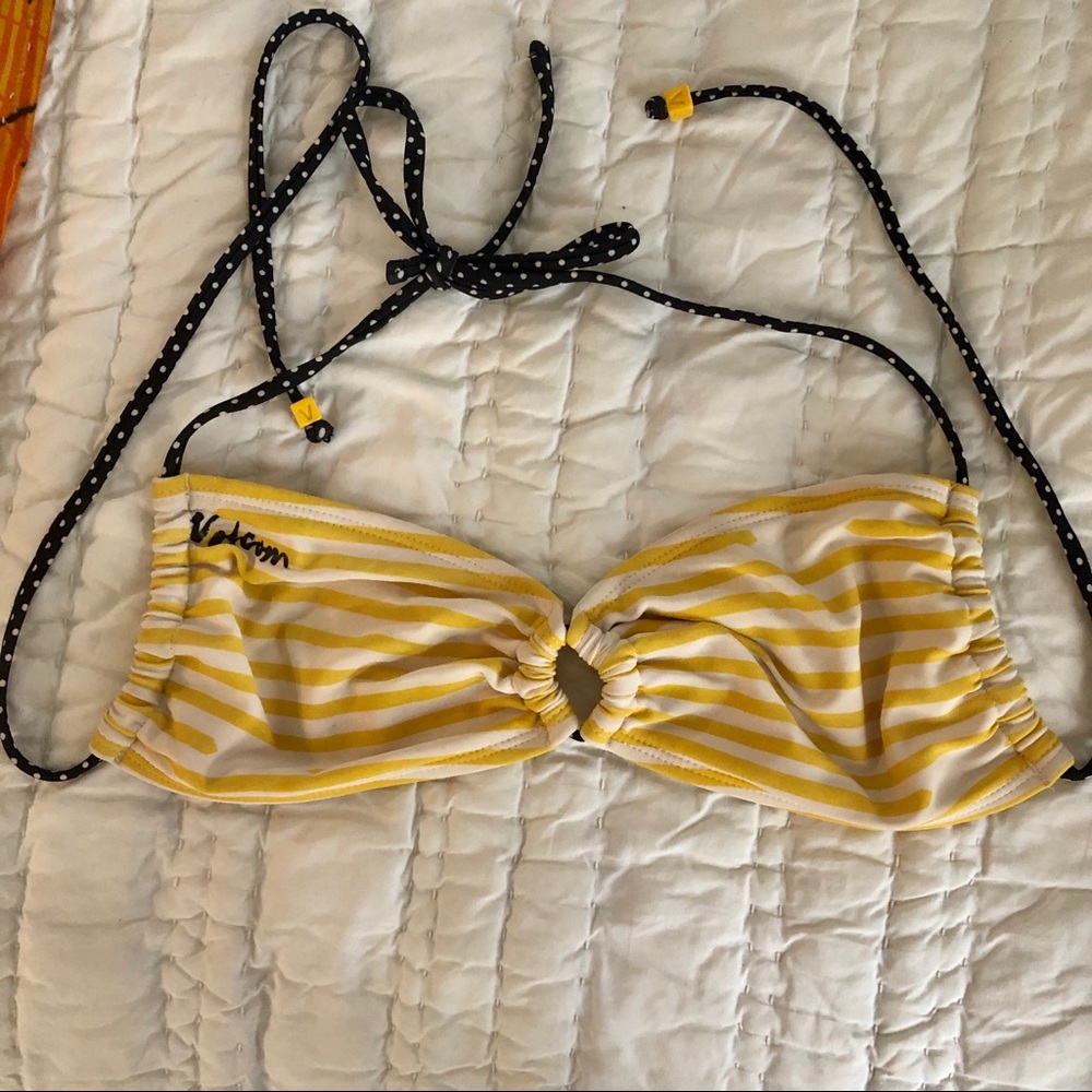 Volcom Stripes Scoop Bikini Top